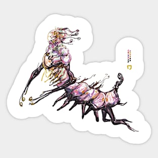 Caterpillar Sticker